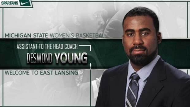 Michigan State head women’s basketball adds Desmond Young (PHOTO:  MSU SID)